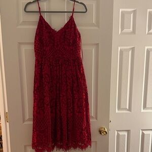 Red Lace Dress